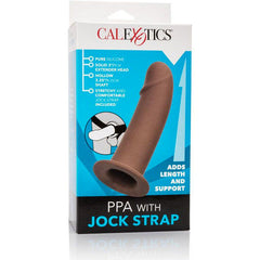 CALEXOTICS - PPA CON JOCK STRAP MARRÓN