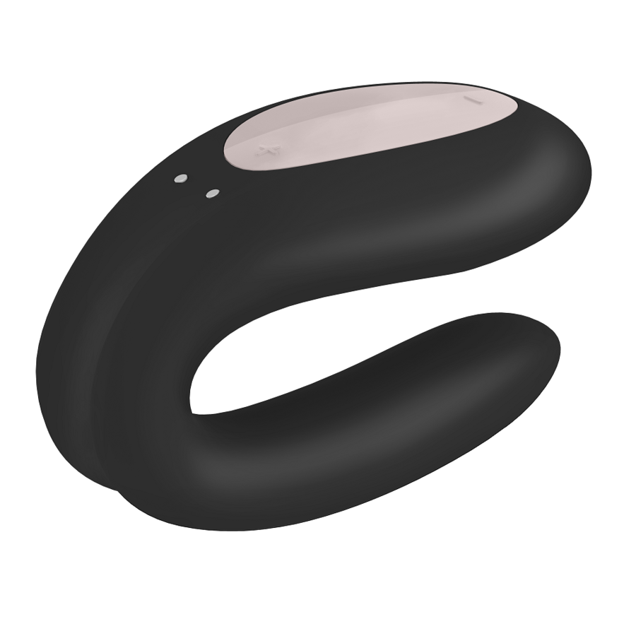 SATISFYER - APLICACIÓN DOBLE JOY CON NEGRO