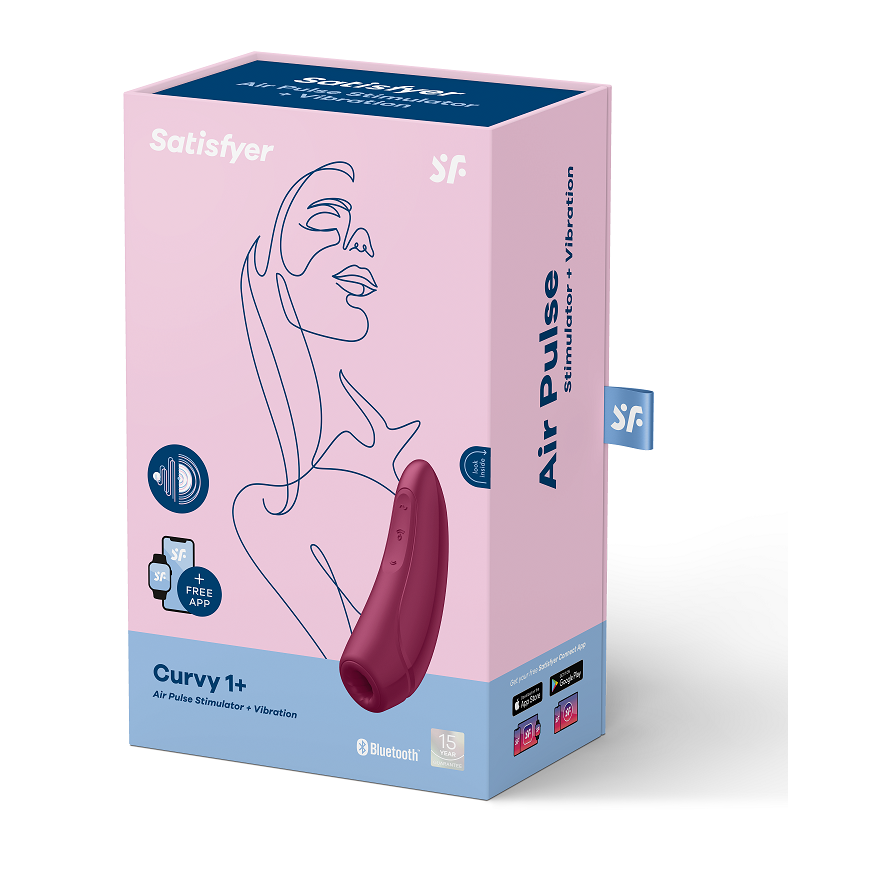 SATISFYER - CURVY 1 + ROJO ROSA