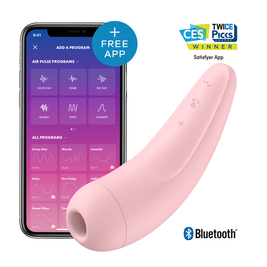 SATISFYER - CURVY 1 + ROJO ROSA