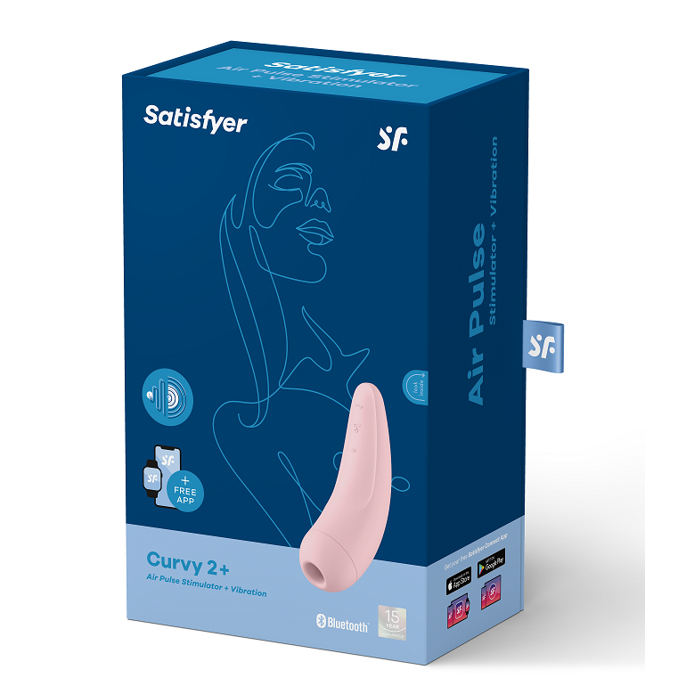 SATISFYER - CURVY 1 + ROJO ROSA