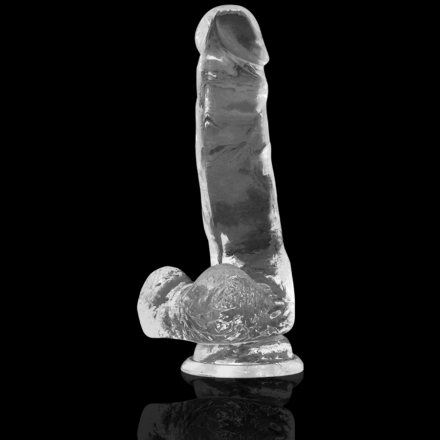 X RAY - TRANSPARENT COCK WITH BALLS 18.5 CM -O- 3.8 CM