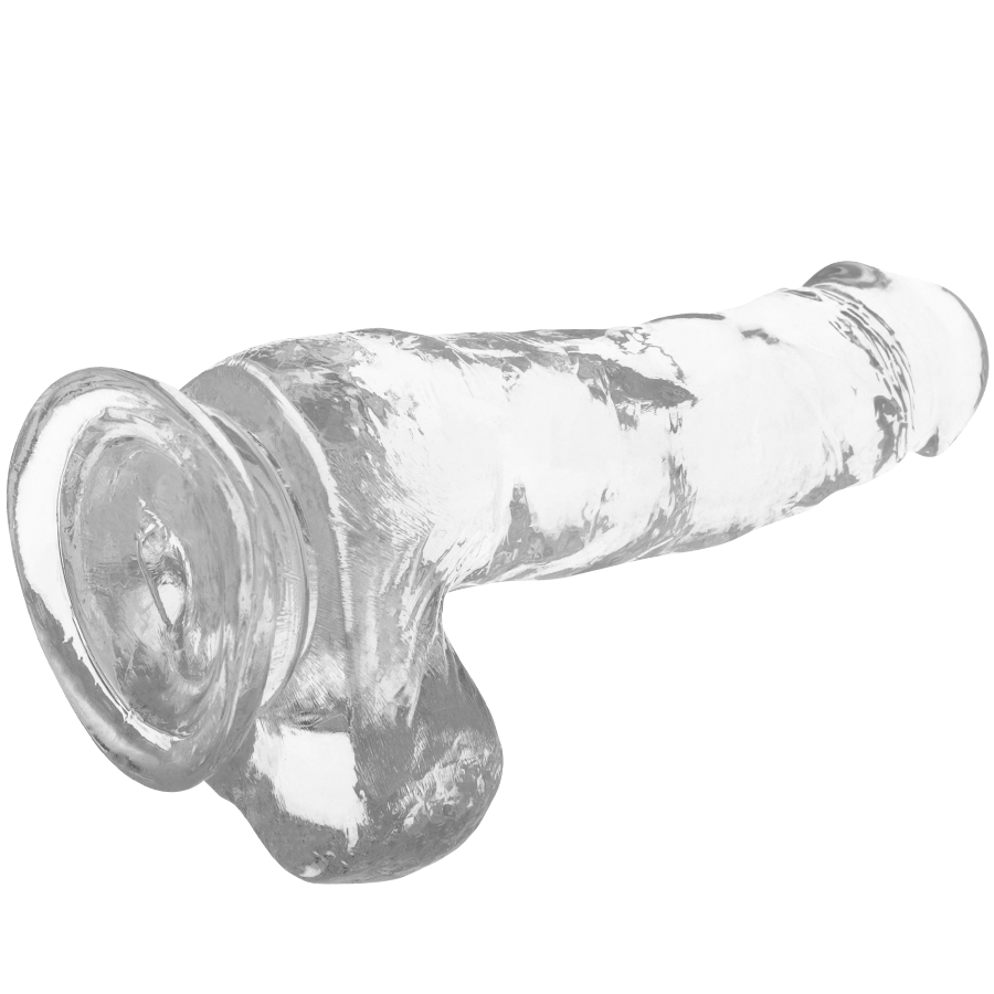 X RAY - TRANSPARENT COCK WITH BALLS 18.5 CM -O- 3.8 CM