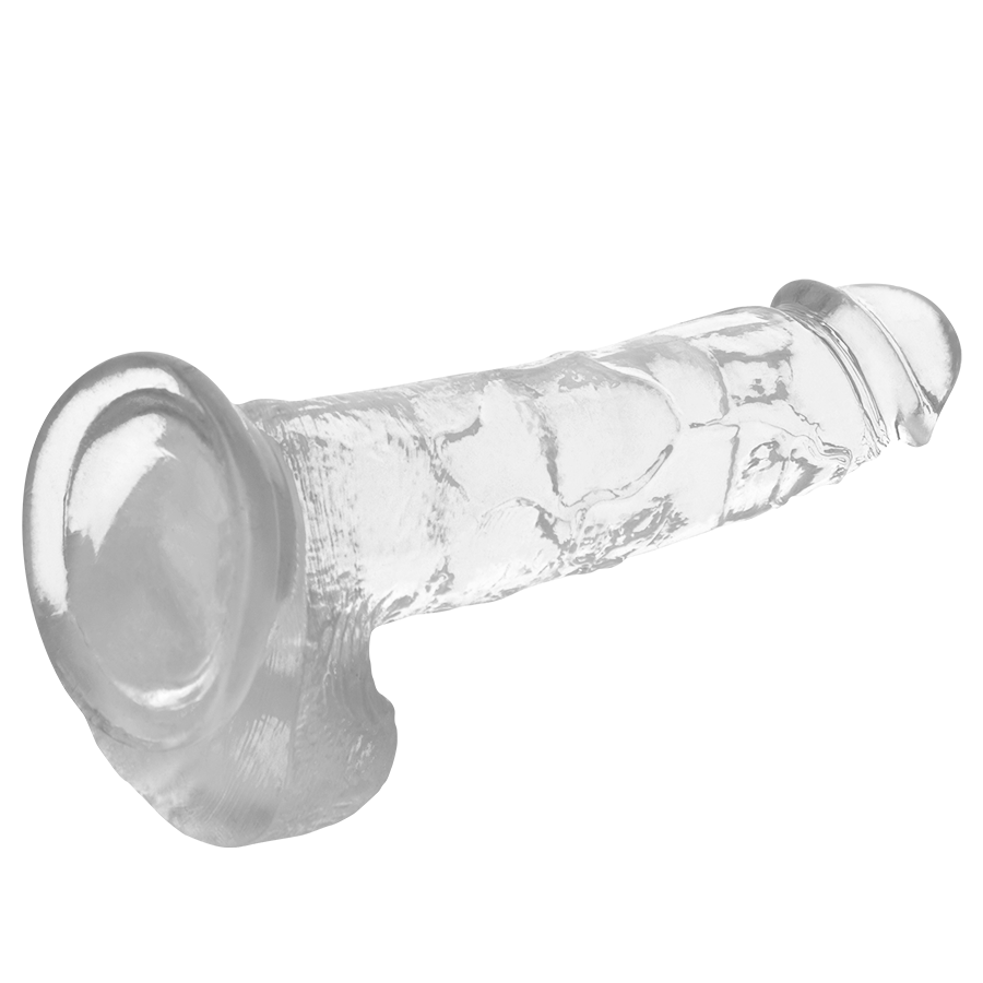 X RAY - TRANSPARENT COCK WITH BALLS 22 CM -O- 4.6 CM