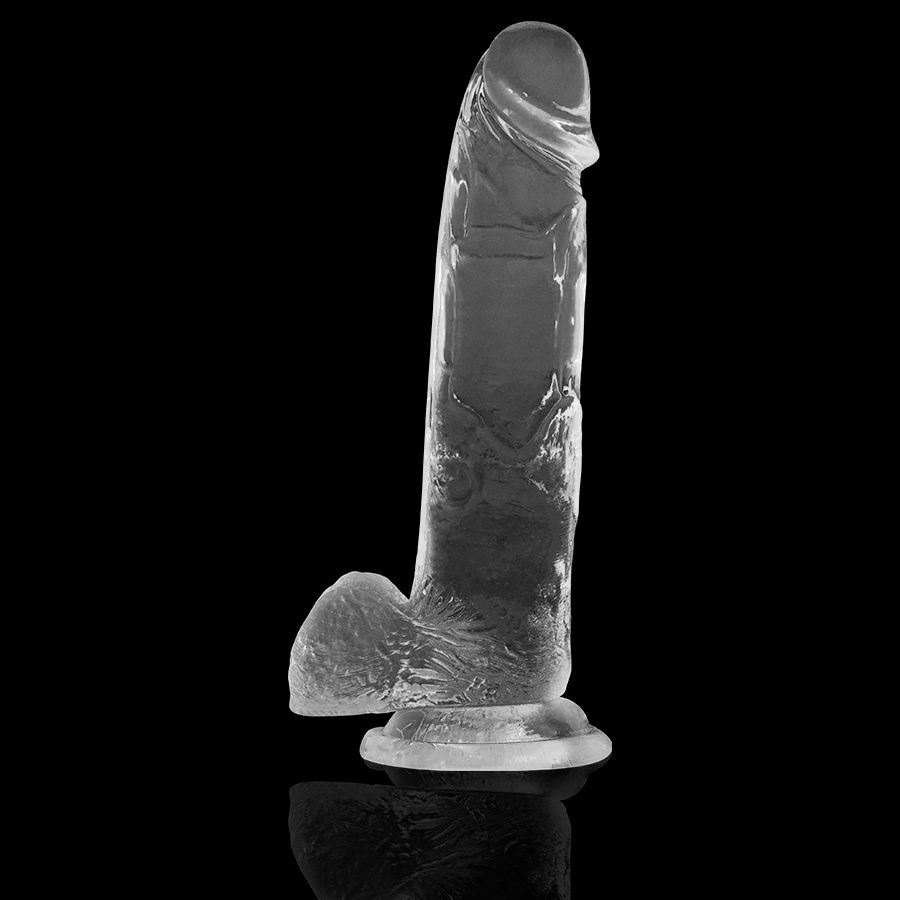 X RAY - TRANSPARENT COCK WITH BALLS 22 CM -O- 4.6 CM