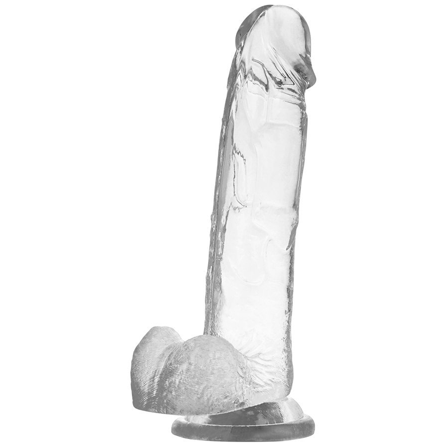 X RAY - TRANSPARENT COCK WITH BALLS 22 CM -O- 4.6 CM