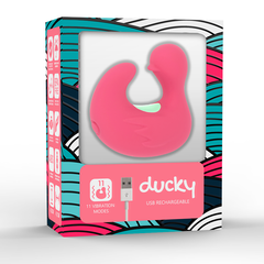 HAPPY LOKY - DUCKYMANIA RECHARGEABLE SILICONE FINGER STIMULATOR