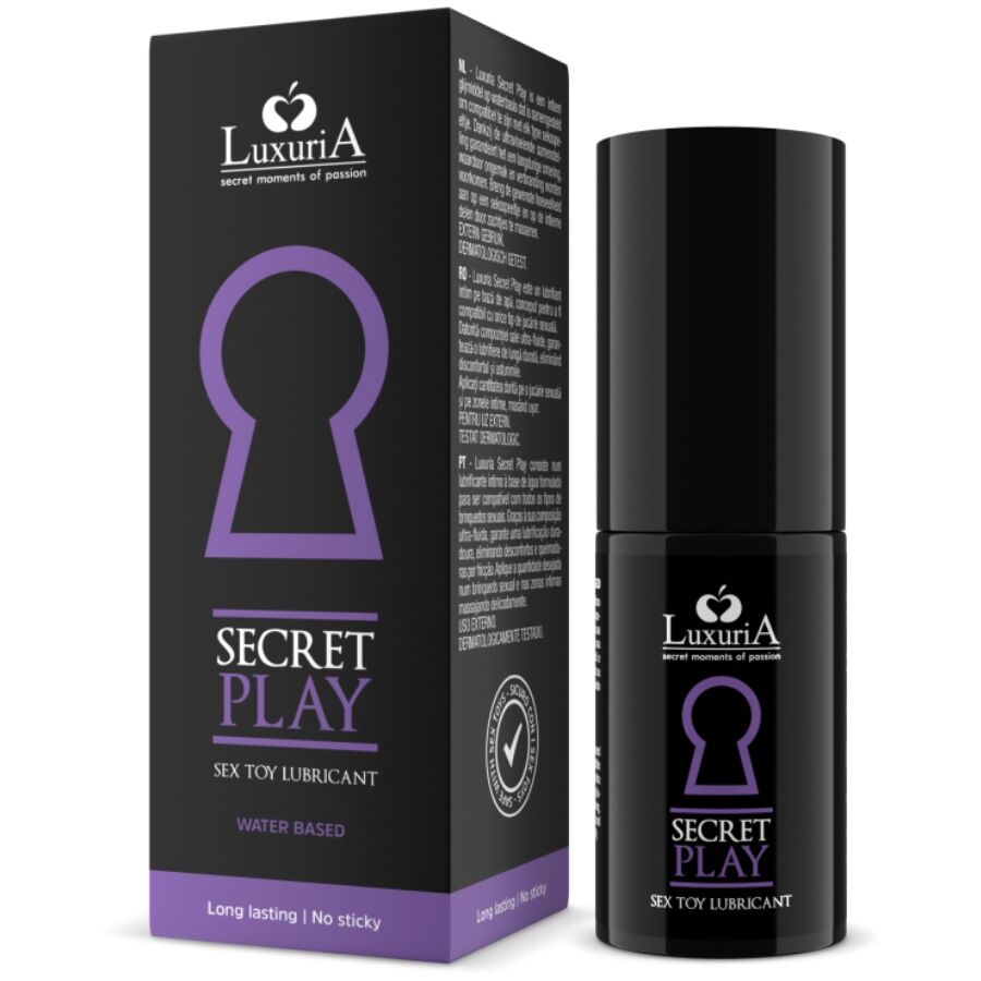 INTIMATELINE LUXURIA - LUBRICANTE PARA JUGUETES SEXUALES SECRET PLAY 30 ML