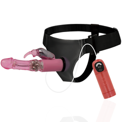 HARNESS ATTRACTION - DANIEL REINS WITH VIBRATION AND ROTATION 18 CM -O- 3.5 CM