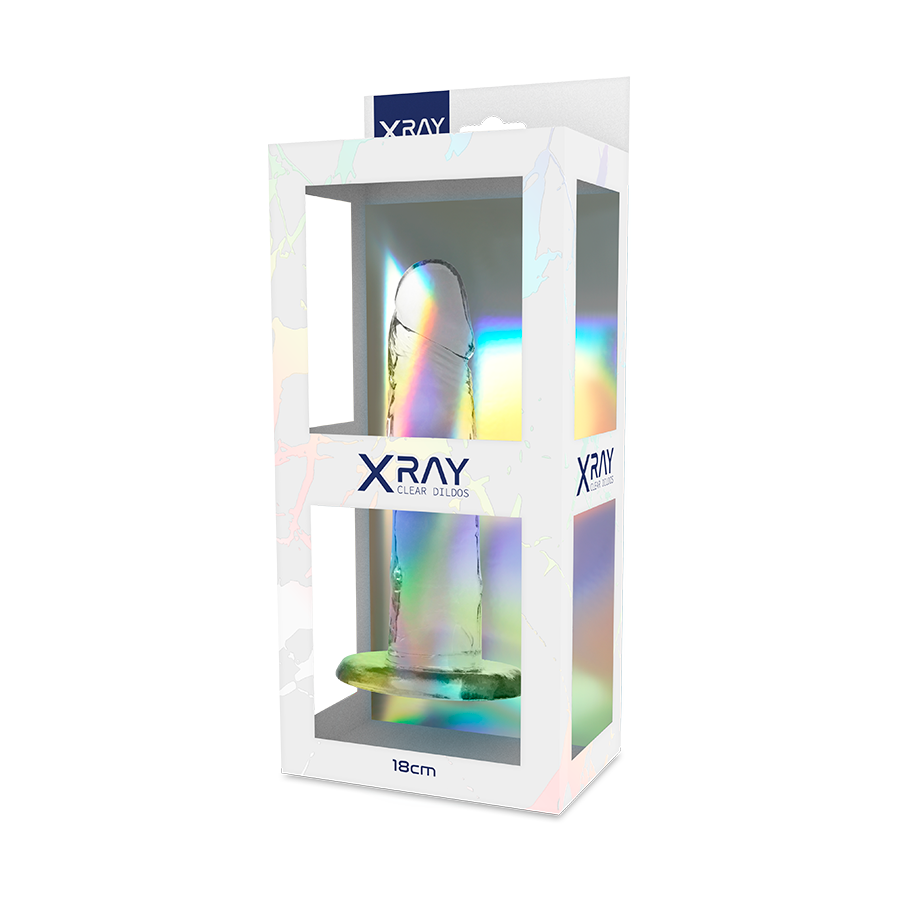 X RAY - CLEAR DICK 18 CM -O- 4 CM