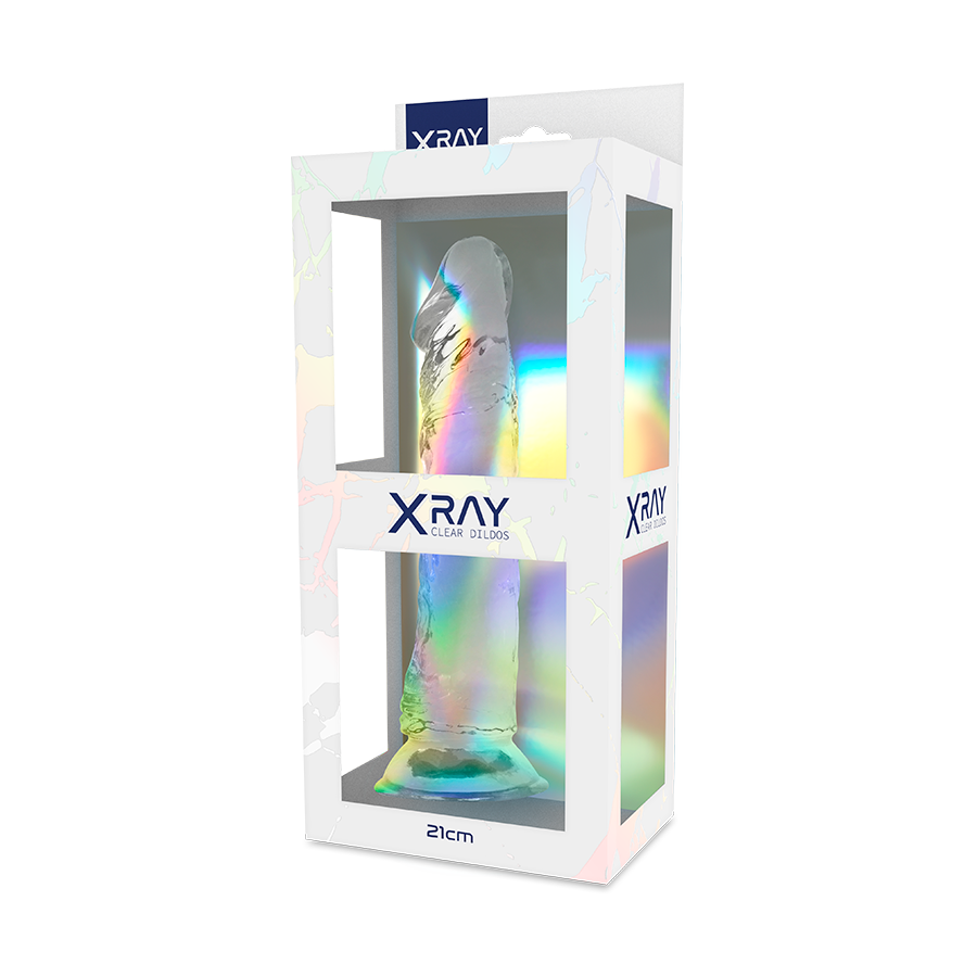 X RAY - CLEAR DICK 21 CM -O- 4 CM