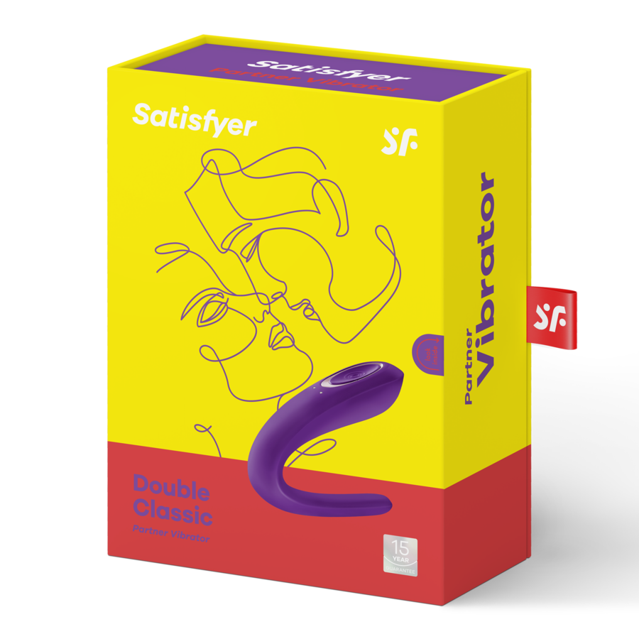 SATISFYER - PARTNER TOY VIBRADOR QUE ESTIMULA A AMBAS PAREJAS