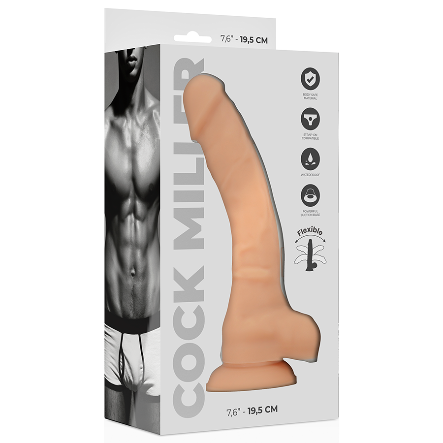 COCK MILLER - ARTICULABLE COCKSIL SILICONE DENSITY 19.5 CM