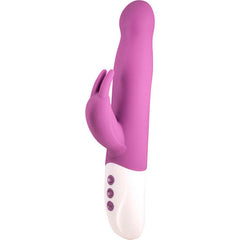 SIETE CREACIONES - VIBRADOR EUFORIC BUNNY CON ROTACIÓN LILA