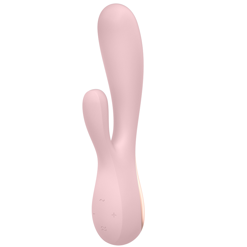 SATISFYER - MONO FLEX ROUGE AVEC APPLICATION