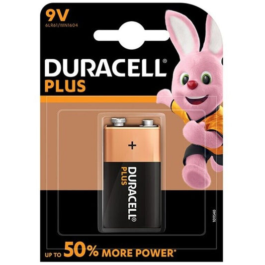 DURACELL - PLUS POWER BATTERY 9V LR61 1UNIT?