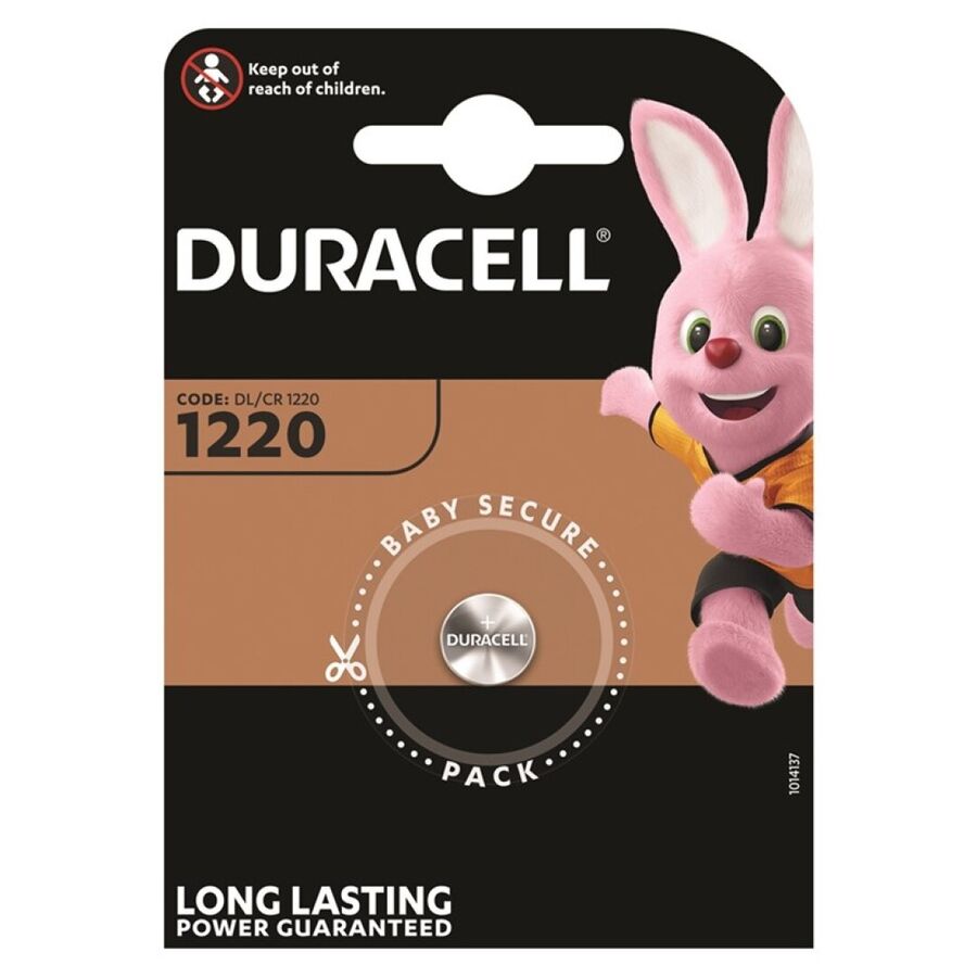 DURACELL - BOTON LITIO CR1220 3V 1UNIT BATTERY