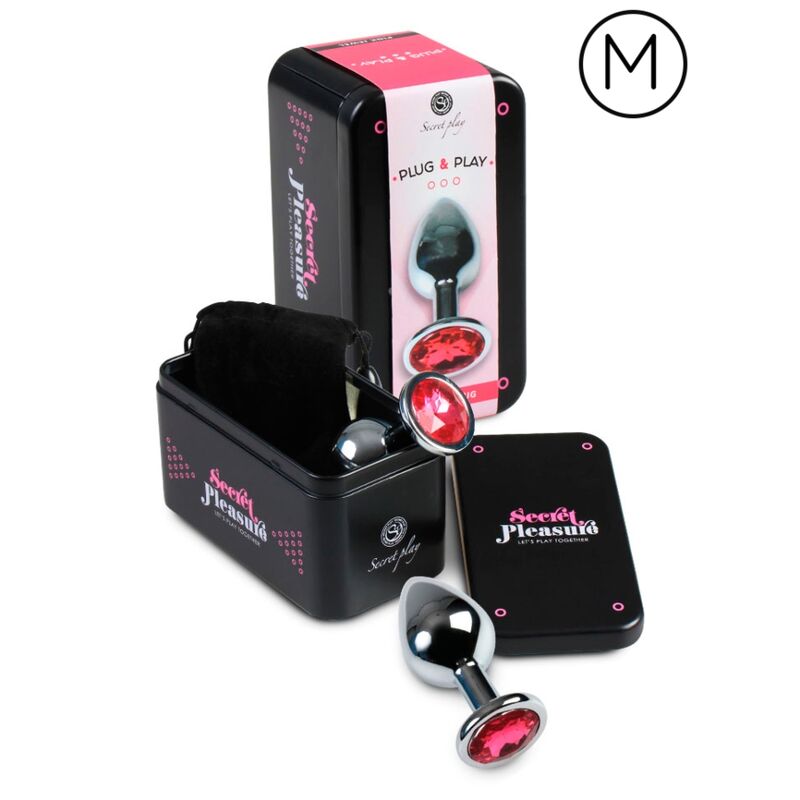 SECRETPLAY - PLUG ANAL FUCHSIA 8 CM