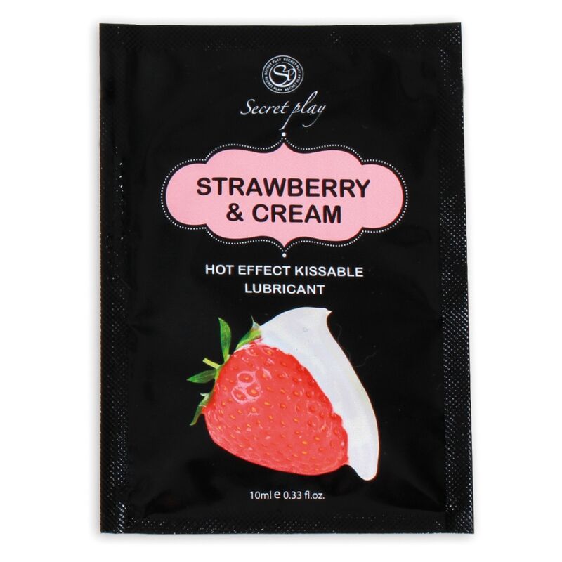 SECRETPLAY - SINGLE-DOSE LUBRICANT STRAWBERRIES &amp; CREAM 10ML