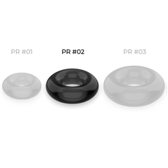 POWERING - ANNEAU PÉNIS SUPER FLEXIBLE ET RÉSISTANT 4,5CM NOIR
