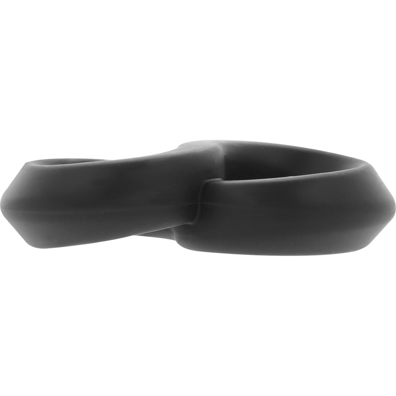 POWERING - ANILLO PARA PENE Y TESTICULOS SUPER FLEXIBLE Y RESISTENTE PR12 NEGRO