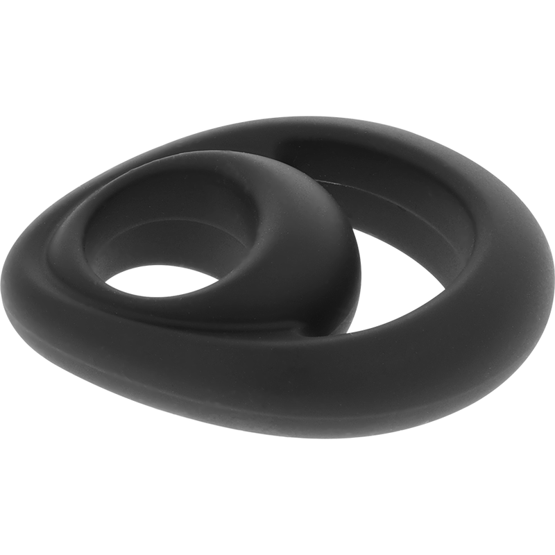 POWERING - ANILLO PARA PENE Y TESTICULOS SUPER FLEXIBLE Y RESISTENTE PR14 NEGRO