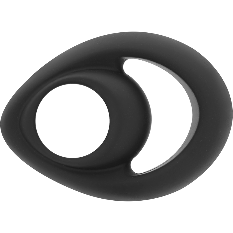 POWERING - ANILLO PARA PENE Y TESTICULOS SUPER FLEXIBLE Y RESISTENTE PR14 NEGRO