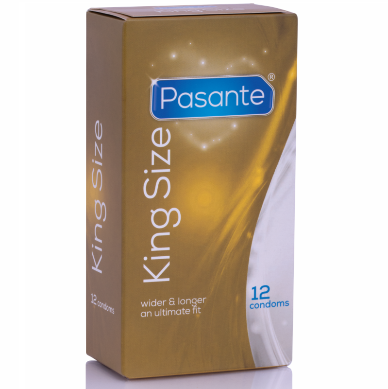 PASANTE - KING MS LONG AND WIDTH CONDOMS 12 UNITS