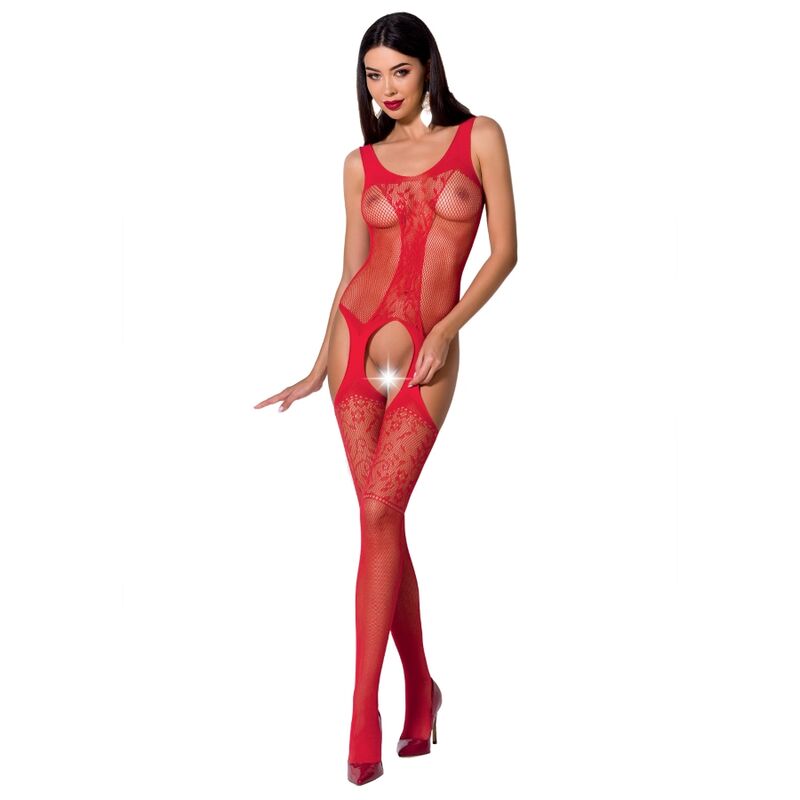 PASSION - WOMEN BS072 BODYSTOCKING ONE SIZE BLACK