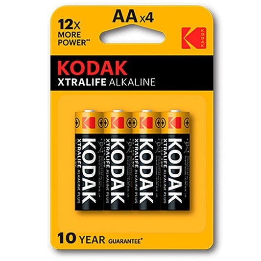 KODAK - XTRALIFE AA ALKALINE BATTERY LR6 * 4