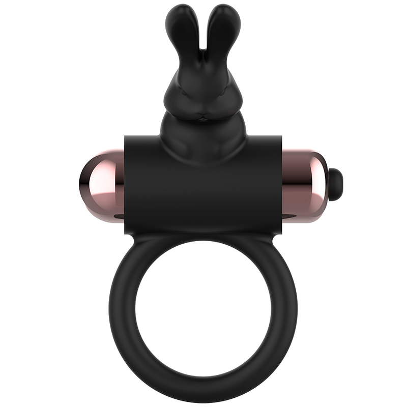 COQUETTE CHIC DESIRE - COCKRING AVEC VIBRATEUR NOIR/ OR