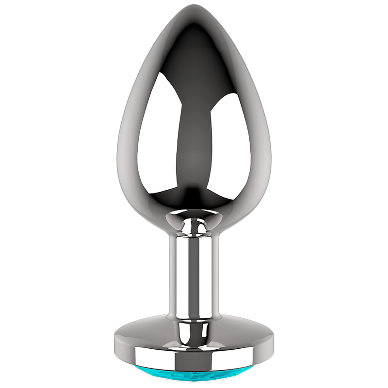 COQUETTE CHIC DESIRE - BLUE METAL ANAL PLUG SIZE L 4 X 9 CM