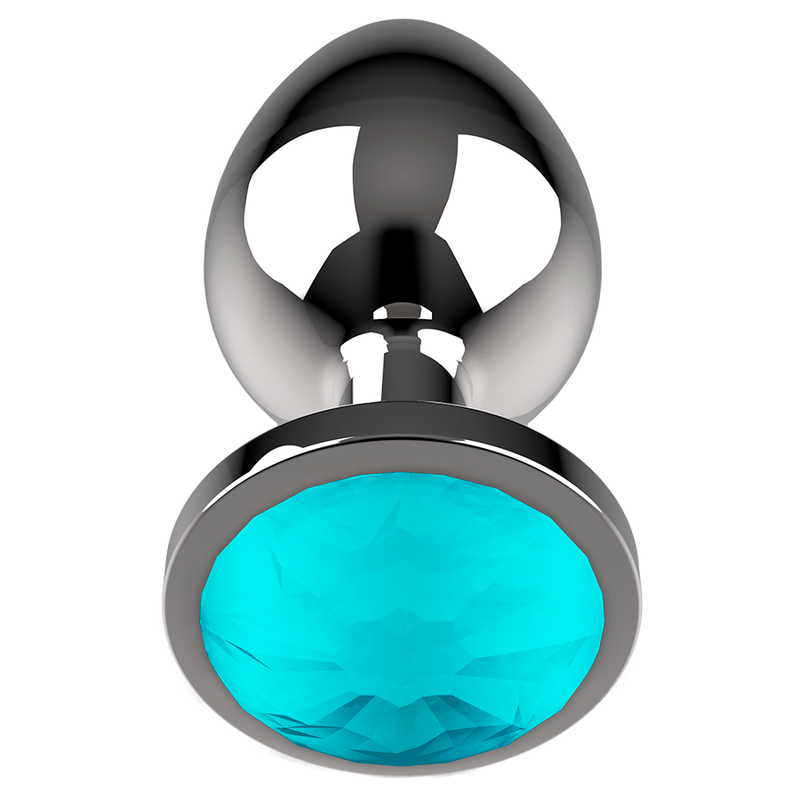 COQUETTE CHIC DESIRE - BLUE METAL ANAL PLUG SIZE L 4 X 9 CM