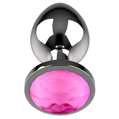 COQUETTE CHIC DESIRE - PINK METAL ANAL PLUG SIZE L 4 X 9 CM