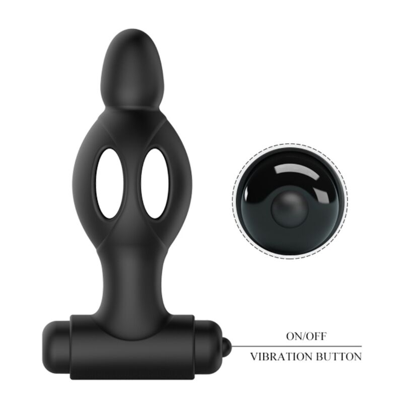 MR PLAY - SILICONE ANAL PLUG WITH VIBRATION