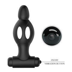 MR PLAY - SILICONE ANAL PLUG WITH VIBRATION