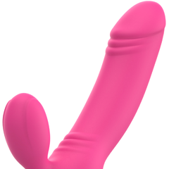 OHMAMA - BIX VIBRADOR DOBLE ESTIMULACIÓN EDICIÓN NAVIDAD ROSA