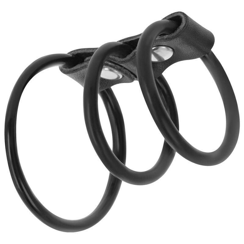 DARKNESS - SET DE 3 ANILLOS PARA EL PENE FLEXIBLES