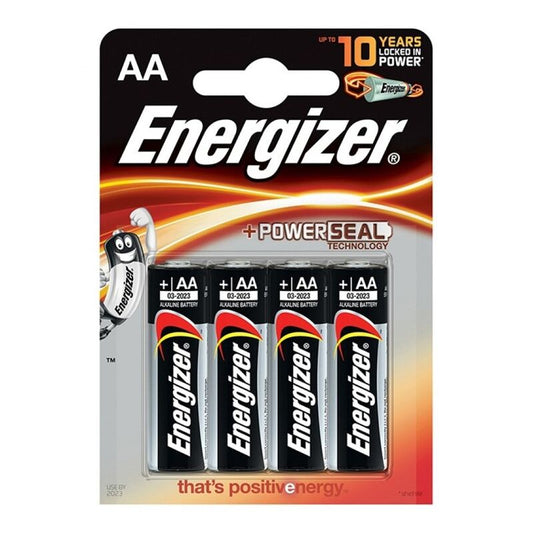 ENERGIZER - AA LR6 ALKALINE BATTERY *4