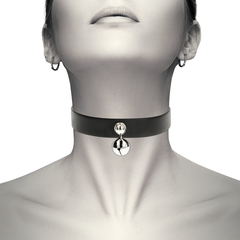 COQUETTE CHIC DESIRE - ACCESORIO SONAJERO COLLAR DE PIEL VEGANA MUJER