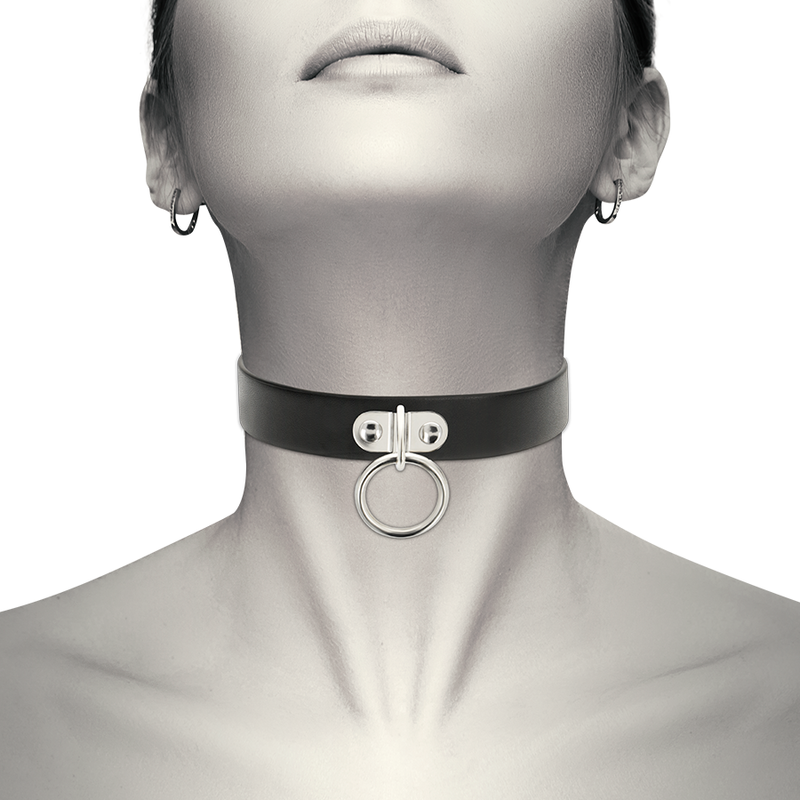 COQUETTE CHIC DESIRE - COLLAR DE PIEL VEGANA PARA MUJER ACCESORIO FETISH