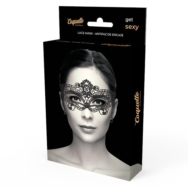 COQUETTE CHIC DESIRE - MASCARILLA FINA DE ENCAJE NEGRO