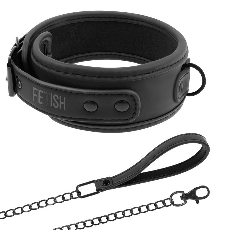 FETISH SUBMISSIVE - COLLAR DE CADENA FORRADA DE NOPRENE