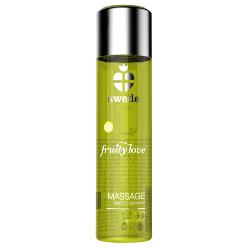 SWEDE - FRUITY LOVE WARMING EFFECT MASSAGE OIL VANILLA AND GOLDEN PEAR 120 ML