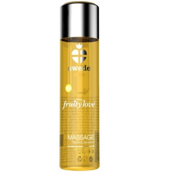 SUECIA - ACEITE DE MASAJE FRUTOSOS TROPICALES CON MIEL EFECTO CALENTAMIENTO FRUITY LOVE 60 ML