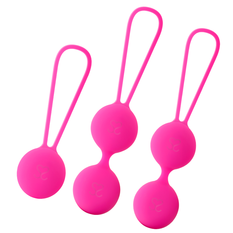 MORESSA - SET OSIAN SILICONA PREMIUM ROSA (Osian One - 51 g | Osian Two - 101 g | Osian Three 85 g)