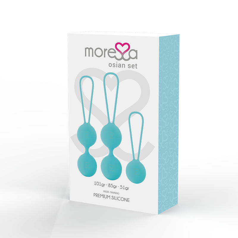 MORESSA - ENSEMBLE OSIAN SILICONE TURQUOISE PREMIUM