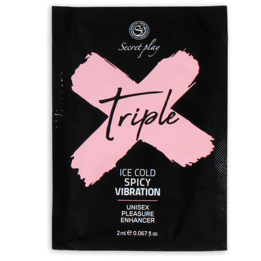 SECRETPLAY - UNIDOSE TRIPLE X INTENSIFICATEUR DE PLAISIR