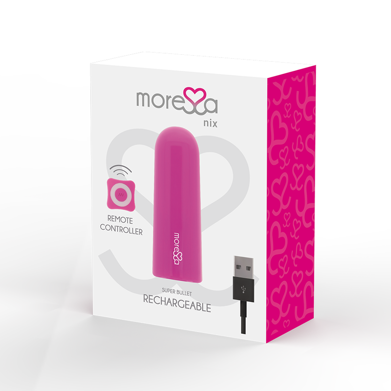 MORESSA - VIBRADOR MANDO A DISTANCIA NIX ROSA