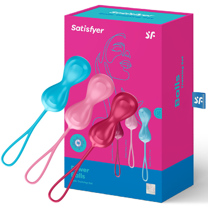 SATISFYER - SET DE ENTRENAMIENTO LOVEBALLS 1